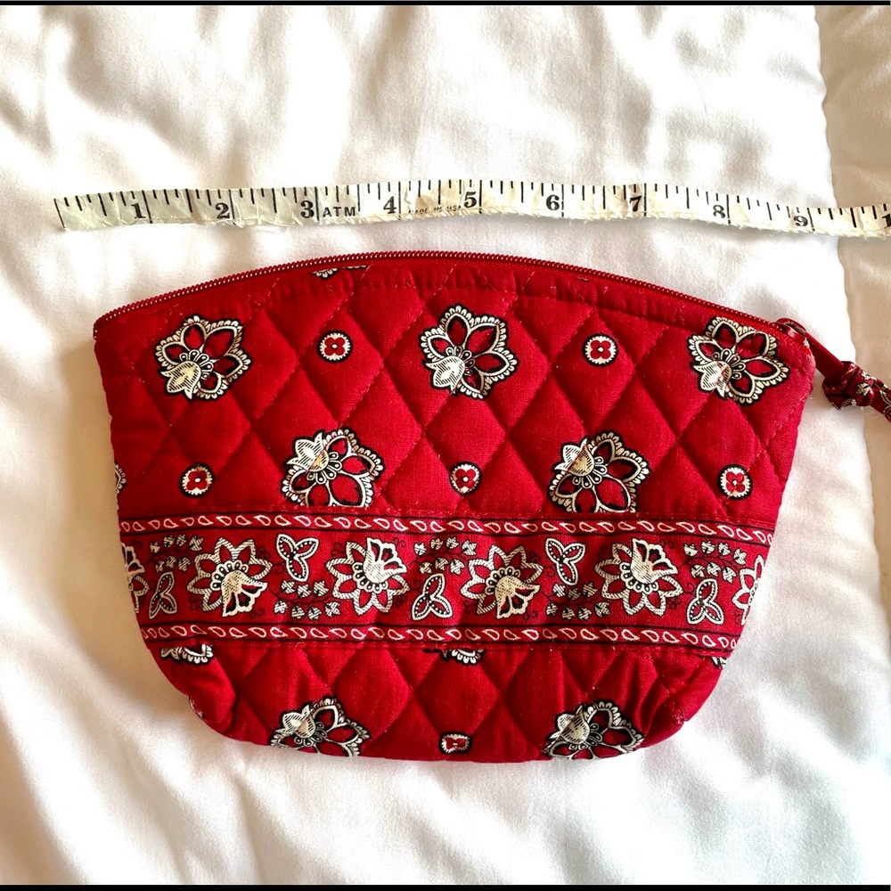 Vera Bradley cosmetic bag vintage RedBandana